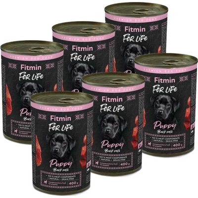 Fitmin dog For Life Puppy Beef 6 x 400 g