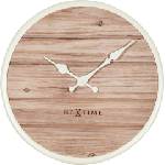 NeXtime Стенен часовник Plank 50 см бял (3134wi)