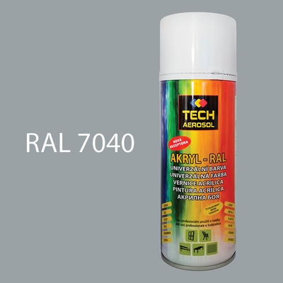TECH Farba v spreji akrylová RAL 7040 400 ml