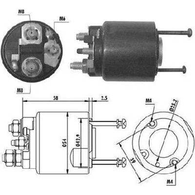 Elektromagnetický spínač, startér MAGNETI MARELLI 940113050064