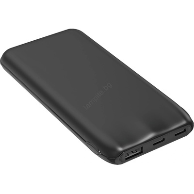 Platinet Power Bank 10000 mAh 10W PD 2xUSB-C + 1xUSB-A, черен (PL0606)