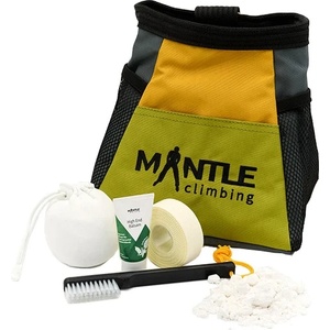 Mantle Торбичка за магнезий Mantle Boulder Bag Forest Set Chalk bag - Yellow / Green - размер One Size (335-0814-0111)