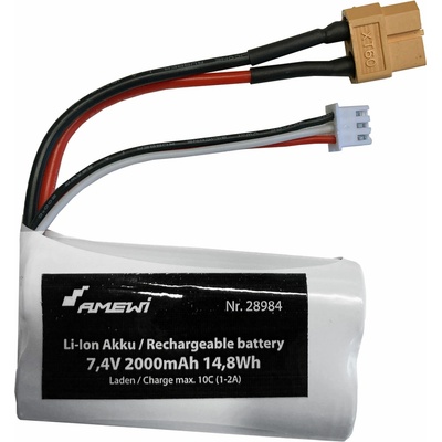 Amewi Akumulátor Li-Ion 2000mAh/7,4V XT60