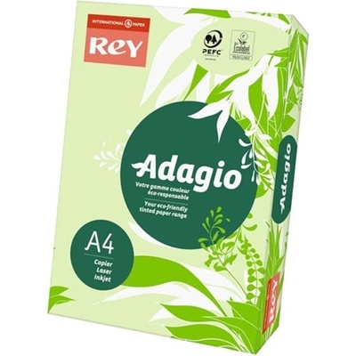 REY Копирна хартия Rey Adagio, A4, 80 g/m2, зелена, 500 листа