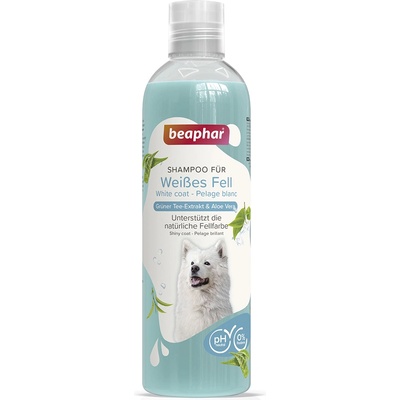 Beaphar 2x250ml beaphar шампоан за кучета с бяла козина