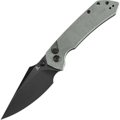 Tenable Knives Fenrir Blackwash 14C28N, Zelená Micarta T1034F5