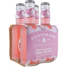 Fentimans Pink Rhubarb Tonic Water 4 x 200 ml