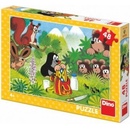 Teddies Krtek a svačina v krabici 27x19x4cm 48 dílků