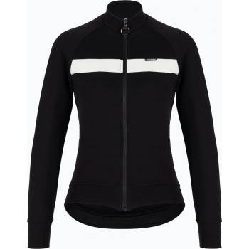 Santini Мъжка блуза за колоездене Santini Adapt Wool Thermal Jersey черен SP216075ADAPTWOOL