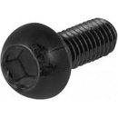 Šroub košíku M5x12 mm imbus, Fe, černý