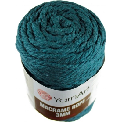 Macrame Rope 789 petrolejová 3 mm