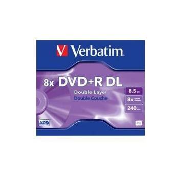 Verbatim DVD+R Dual Layer, двуслоен, 8.5 GB, 8x, AZO покритие, office1_2065260010