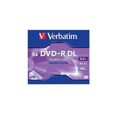 Verbatim DVD+R Dual Layer, двуслоен, 8.5 GB, 8x, AZO покритие, office1_2065260010