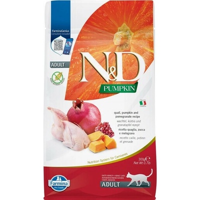 N&D CAT PUMPKIN QUAIL AND POMEGRANATE 300 g