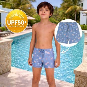 Image 1 of Swim Essentials Swim Essentials: Детски плувни шорти тип боксер с UV50+ "Turtle (SWE-2024SE1419)
