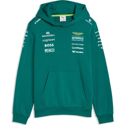 Puma Aston Martin detská mikina official Teamline Replica F1 Team green