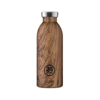 24 Bottles Nerezová Termo láhev Clima Wood Sequoia 500 ml