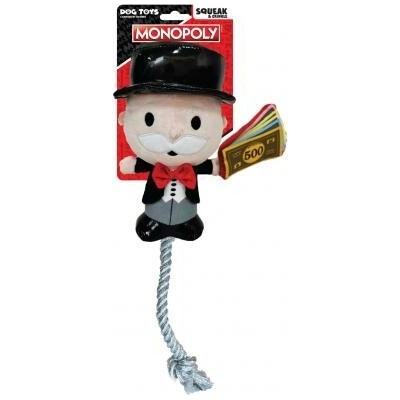 Hasbro Monopoly Mr. Money plyšová s lanom na naťahovanie 20 cm