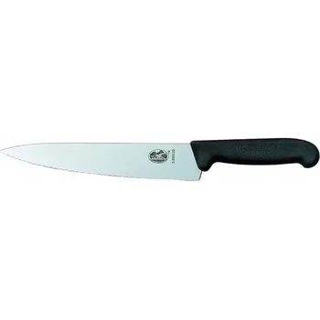 Image 1 of Victorinox Кухненски нож Victorinox Fibrox универсален, 190мм, назъбено острие, черен (5.2033.19)