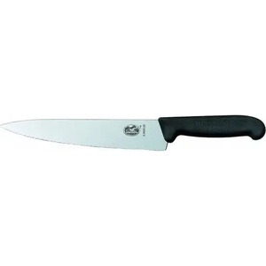 Victorinox Кухненски нож Victorinox Fibrox универсален, 190мм, назъбено острие, черен (5.2033.19)