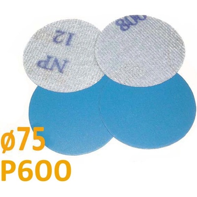 Brusný papír pro excentrickou brusku, zrnitost P600, Průměr: 75mm, 1 kus