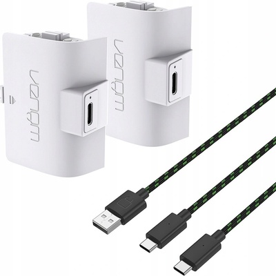 VENOM VS2872 Xbox Series S/X & One White Twin Battery Pack + 3m kabel – Zbozi.Blesk.cz