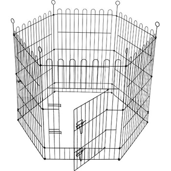 ABC-ZOO Оградка Dog Park Black Lux 6-ъгъл, XL - 61 x 106 см