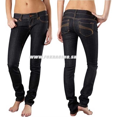 Fox damske rifle Hesher jeans tmavo modrá