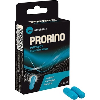 HOT Ero Prorino Black Line Potency caps for men 2tbl