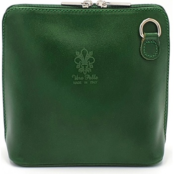 Made in Italy kožená kabelka 1112 zelená