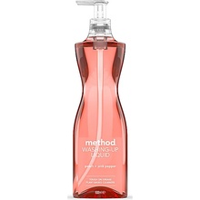 METHOD Tekutý prostriedok na umývanie riadu Peach & Pink Pepper 532 ml