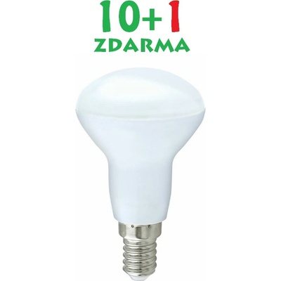 Solight LED žárovka reflektorová, R50, 5W, E14, 3000K, 440lm, bílé provedení, 11 ks