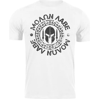 Image 1 of DRAGOWA Тениска с къс ръкав Molon Labe, бяла, 160 г/м2 (11278)