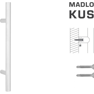 MPkovania FT - MADLO kód K00 Ø 30 mm ST ks Rozteč madla: 900 mm, Rozmer profilu madla: Ø 30 mm, Dĺžka: 1200 mm