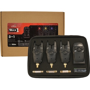 CARP EXPERT MAX1 ELEKTRONICKÝ SET INDIKÁTOROV ZÁBERU ČERVENÁ, ŽLTÁ, ZELENÁ, MODRÁ