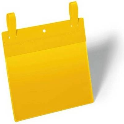Logistické vrecko, so šnúrkou, A5, na šírku, DURABLE, žlté