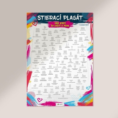 Stierací plagát - 100 vecí, ktoré musíte zažiť v páre