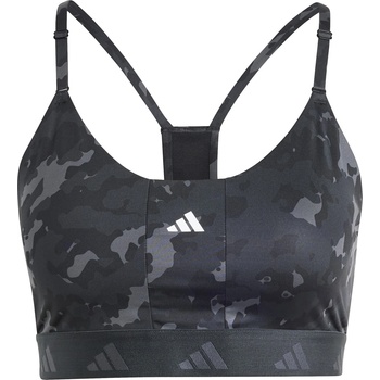 adidas Aeroreact Training Light-Support Techfit Bra Ld99 - Grey/Carbon