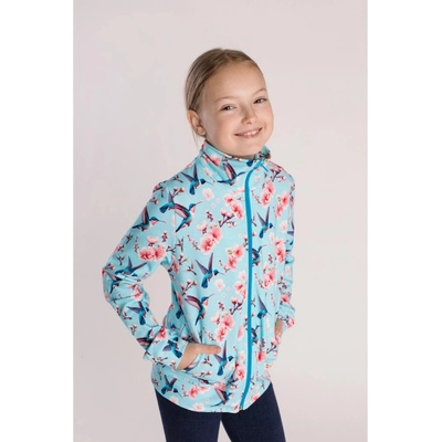 Betty mode dívčí mikina Sakura ledňáček na zip