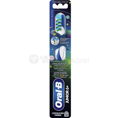 Oral-B Junior Manuálna zubná kefka Extra soft