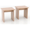 Hoffer, MUNCHEN set 2 kusov lavíc, dub sonoma