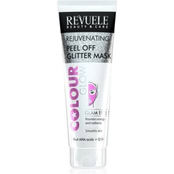 Revuele Colour Glow Rejuvenating Peel off Glitter Mask отлепваща се маска за подмладяване на кожата на лицето 80ml