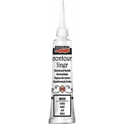 Pentart Konturovací liner univerzální 20 ml BÍLÁ – Zboží Dáma