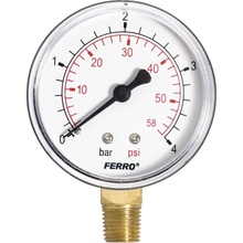 NOVASERVIS Manometr 63mm 1/4" radiální 0 - 10 bar M6310R