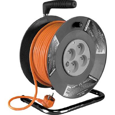 Strend pro Dopredaj Kabel predlžovací na bubne 50m 4-zásuvky 1.5mm