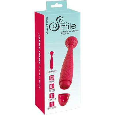 Sweet Smile Wand with Thumping Function Red