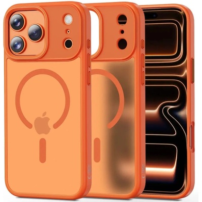 Tech-Protect Калъф Tech-Protect MagMat MagSafe за iPhone 17 Pro - оранжев (5906302334148)