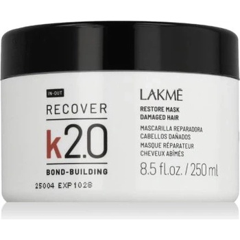 LAKMÉ COSMETICS k2.0 Recover Restore Mask възстановяваща маска за увредена коса 250 ml унисекс