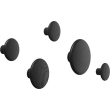 Muuto The Dots set 5 ks černý