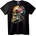 NOONEBRAND Тениска Череп с Кръст и Вериги - XS, Black